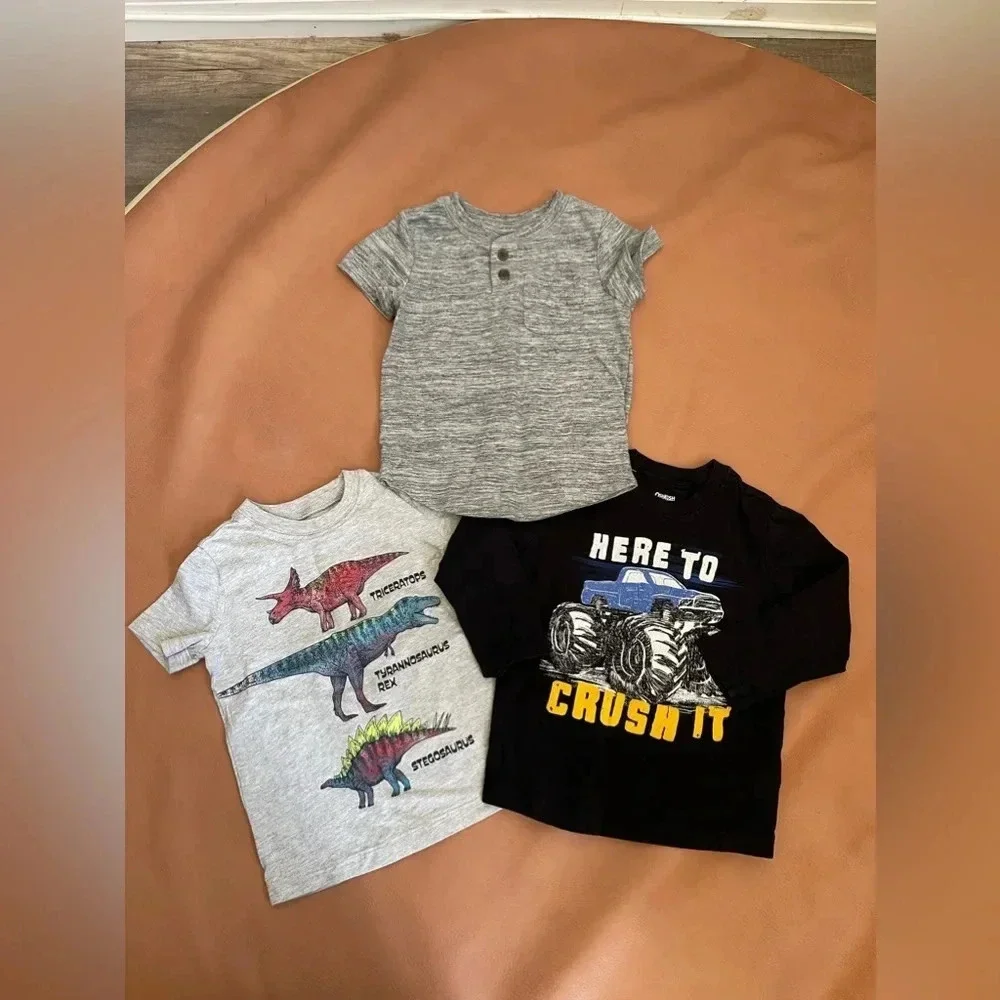 Baby boy bundle Oshkosh, cat & jack, carters and lazy one pajama